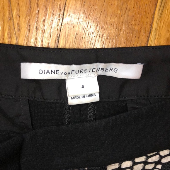 DVF Harmony Abstract Lace Floral Skinny Pants - Picture 4 of 6